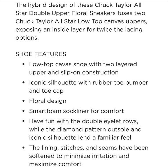 •Converse Chuck Taylor double upper• - Picture 10 of 12